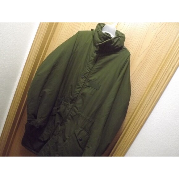 Vintage Swedish M90 Field Parka 1992 Green Hooded Coat Large 180/65U Military - Picture 1 of 8